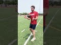 QB Scramble Drill #footballdrills #quarterback #qbtraining #scramble #footballtraining #nfl #cfb