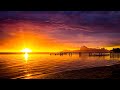 4K Relaxation: Golden Hour In Paradise + Healing Music Nature Film -Sunrises &amp; Sunsets (+ Locations)