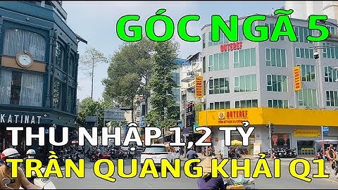 Bán nhà mặt tiền QUẬN 1 số 140 TRẦN QUANG KHẢI, P. Tân Định - Mã sp: SK1502