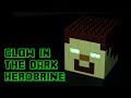 LEGO Herobrine Head Tutorial with Glow in the Dark Eyes - LEGO Halloween Ideas