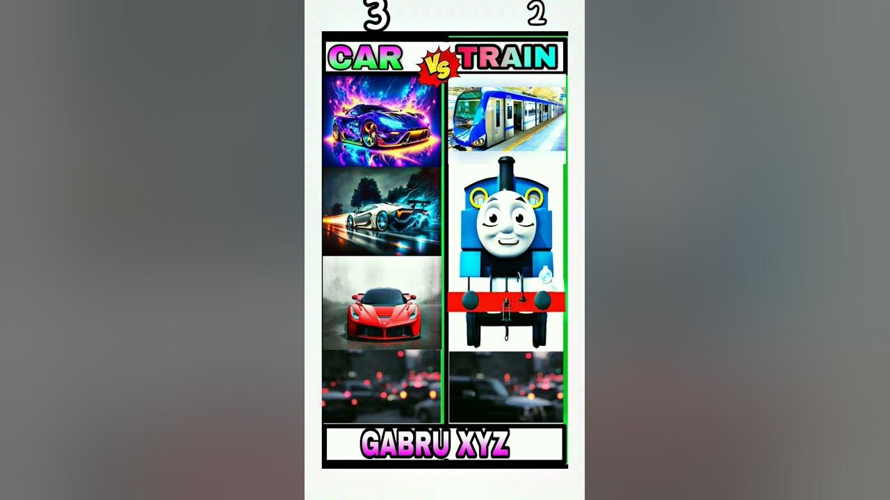 CAR Vs TRAIN shorts virl trending virlshorts YouTube