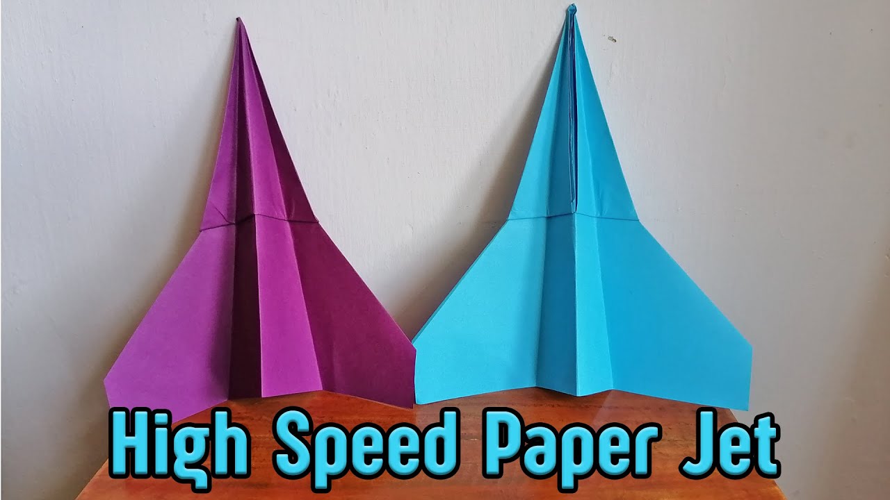 Graph Paper Jet Crafting a High-Speed Paper Jet | Paper Plane Making Tutorial: # ...