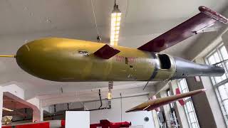Robot 310. Lufttorped LT7. Arboga robotmuseum, Arboga missile museum