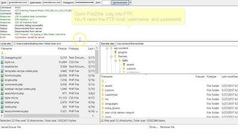 WordPress Theme Update or Upgrade via FTP