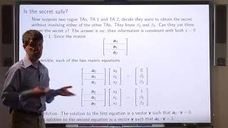 5 7 Dimension Threshold secret sharing