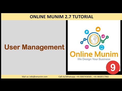 User Management Tutorial