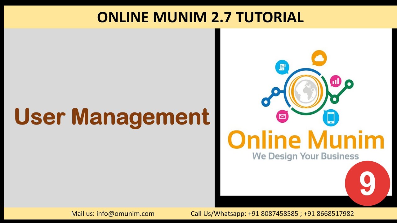 User Management Tutorial - YouTube