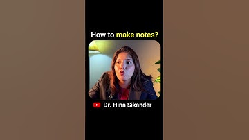 How to Make CSS Notes | Dr. Hina Sikander