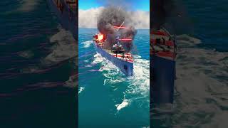 Epic Intense Battleship Fight E-3 #shorts #reels #gaming