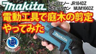 【Tool】makitaの電動工具で庭木の剪定やってみた