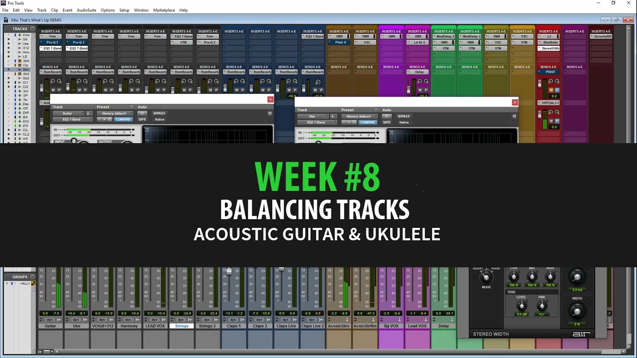 Balancing Tracks [Acoustic Guitar & Ukulele] - YouTube