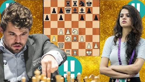 First class Magnus Carlsen vs Tania Sachdev 7
