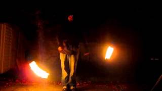 Jojo - Fire Poi Practice 1