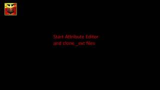 Start Attribute Editor and edit ext | CoH2 Modding