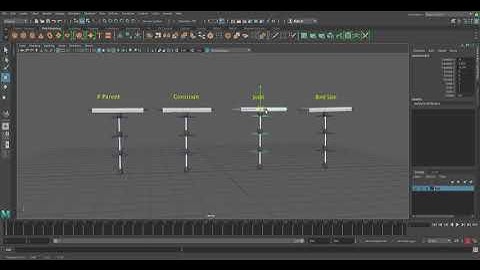 Autodesk Maya 2018 pendulum rigging