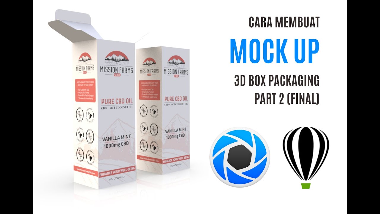 Download CARA MEMBUAT MOCK UP 3D DESAIN PACKAGING BOX PART 2 FINAL ...
