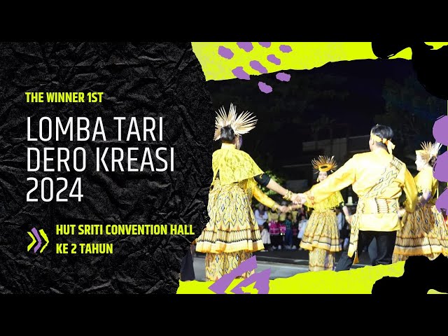 The Winner 1st Lomba Tari Dero Kreasi HUT SRITI CONVENTION HALL ke 2th. class=