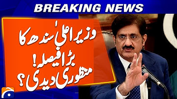 Chief Minister of Sindh has Approved the Release of Construction Funds for Hub Dam | Breaking News