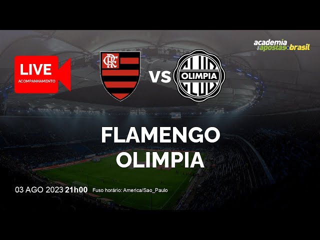 FLAMENGO X OLIMPIA TRANSMISSÃO AO VIVO DIRETO DE ASSUNÇÃO - COPA  LIBERTADORES DA AMÉRICA OITAVAS 