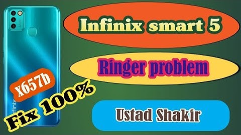 infinix smart 5 ringer problem || infinix x657b ringer solution💯💥🔥