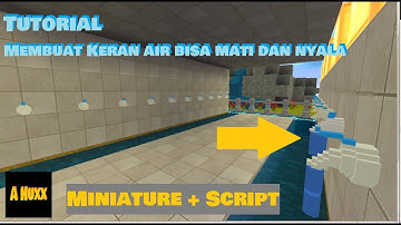 Membuat Keran Bisa Menyala dan mati : miniworld block art MWBA