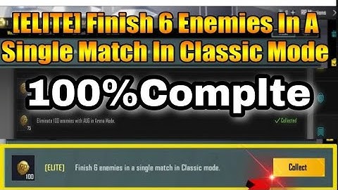 Finish / Kill 6 Enemies in a Single Match In Classic Mode #Kill6Enemirs #Gamingtime