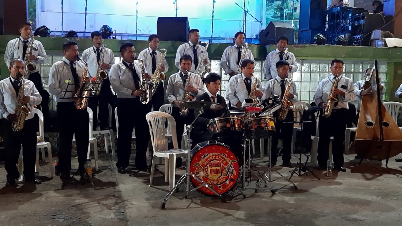 Orquesta típica la filarmónica unión sociedad Perú huaynos traemos para