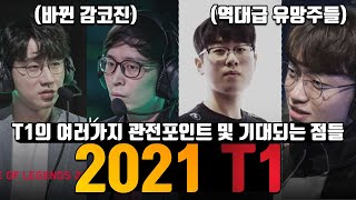 2021년 T1이 기대되는 이유 및 관전 포인트 완성된 로스터의 해외 반응