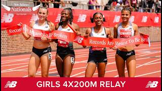 Girls 4x200m Relay - New Balance Nationals Outdoor 2026