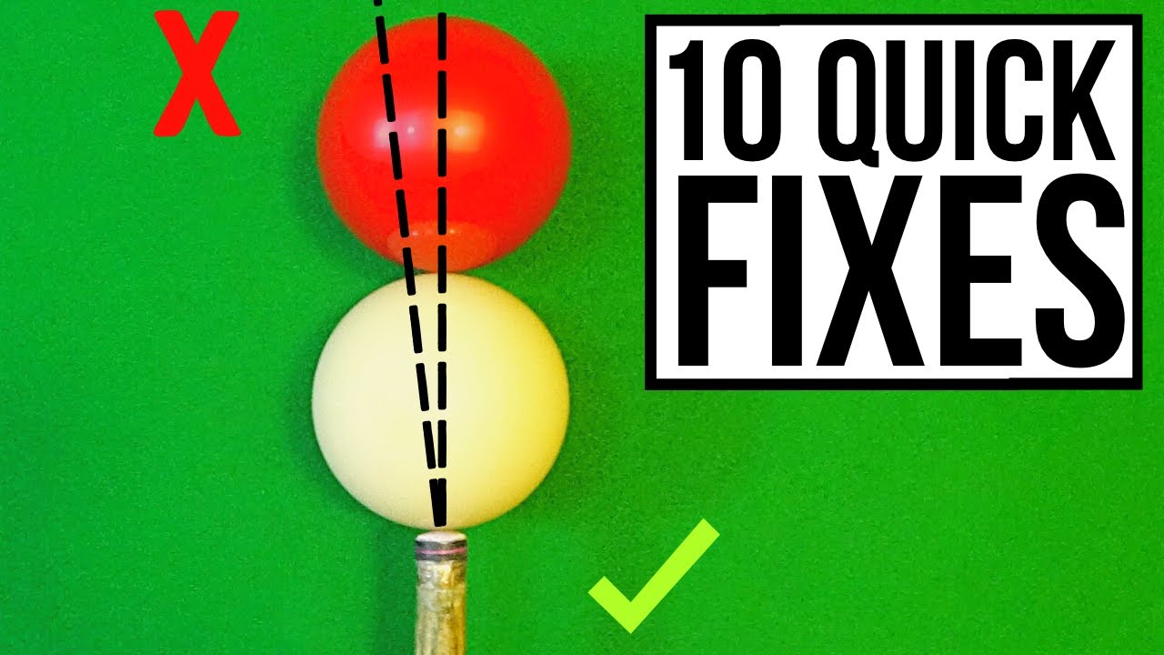 Снукер: 10 самых быстрых способов улучшить игру