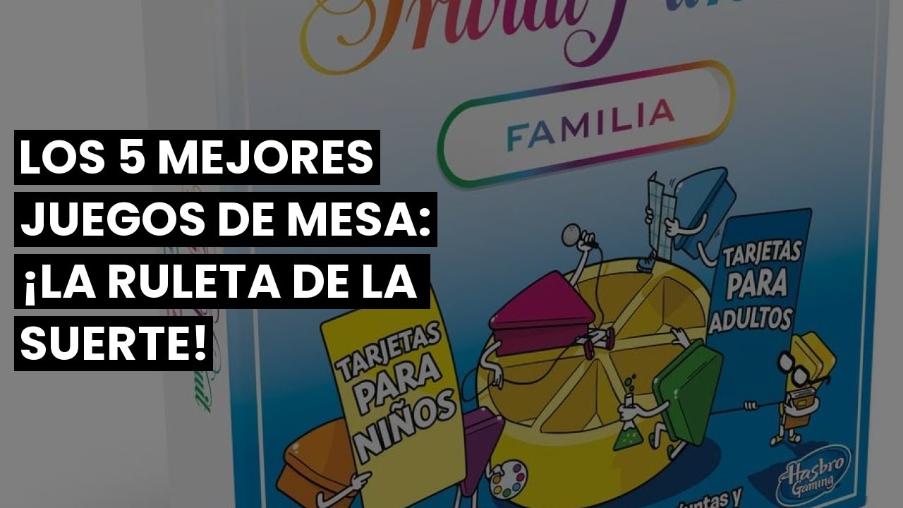 JUEGO DE MESA LA RULETA DE LA SUERTE: Los 5 mejores juegos de mesa: ¡La ...