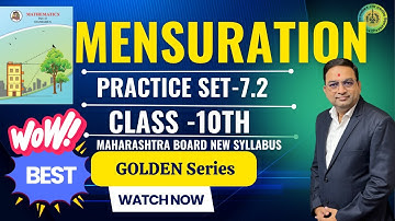 Mensuration Practice Set 7.2 Class 10 Maharashtra Board New Syllabus