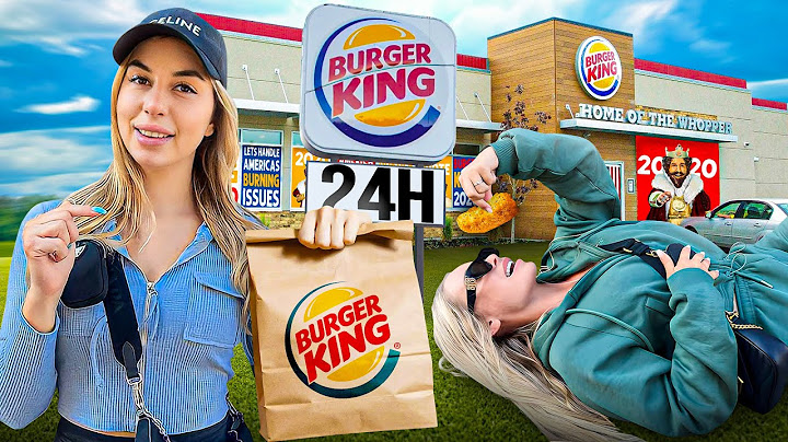 24H PELKÄLLÄ BURGER KING SAFKALLA!
