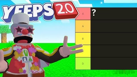 Every Yeeps 2.0 Gadget (RANKING) FT.@GuitarkidYT