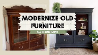 ALL IN ONE PAINT FOR FURNITURE | Modernize Old Furniture
