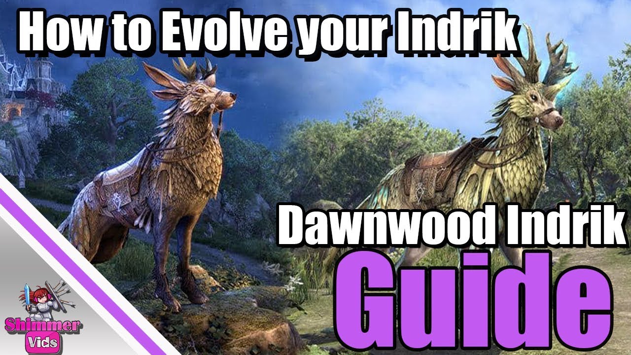 ESO How to Evolve the Nascent Indrik Mount Q1 Dawnwood Indrik Mount