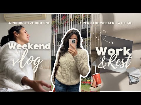 spend the first weekend of 2026 with me, slow morning, yoga, grwm, city cafes, meetings & family