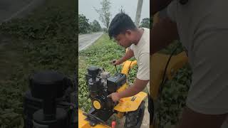 #shotrs 🚜 Powerful Diesel Power Weeder Machine | Krishoker Sera Shongi | Jomi Chash Hobe Shohoj 🌾🔥