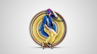 Circular Pixel Stretch Effect - Photoshop CC & CS6