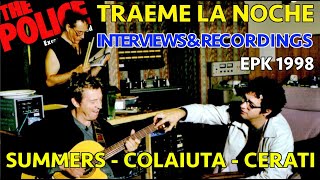 ANDY SUMMERS, GUSTAVO CERATI, VINNIE COLAIUTA - EPK "TRAEME LA NOCHE" RECORDING SESSIONS 1998