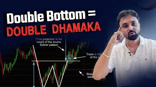 Double Bottom Pattern Explained | Stock Market में Double Dhamaka | Deepak Malik (IITian Trader)