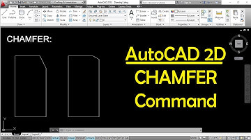 CHAMFER Command in AutoCAD | AutoCAD Practice | AutoCAD Tips and Tricks