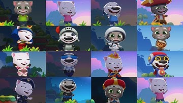 TALKING TOM SPLASH FORCE - All characters - Gameplay #3, Android Mobile ios