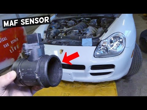 HOW TO REMOVE AND REPLACE MASS AIR FLOW SENSOR ON PORSCHE CAYENNE MAF