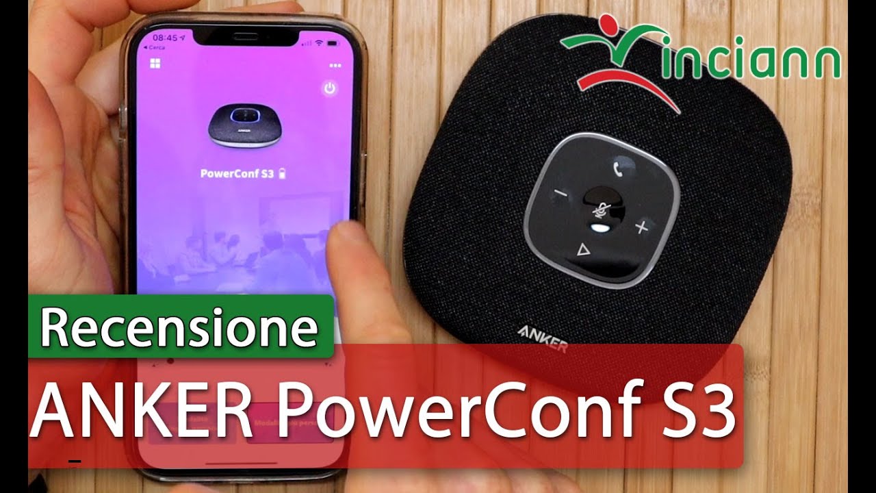 Anker PowerConf S3 - Vivavoce Bluetooth Per Conferenze - Aperto Ma Mai Usato