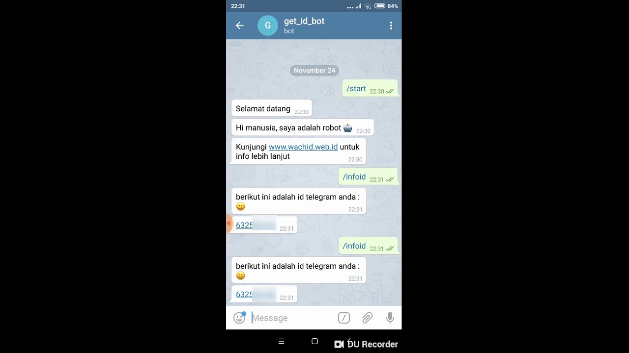Cara Mengetahui Nomer Chat Id Telegram Sendiri Youtube