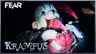 Attack Of The Killer Toys | Krampus (2015) | Fear