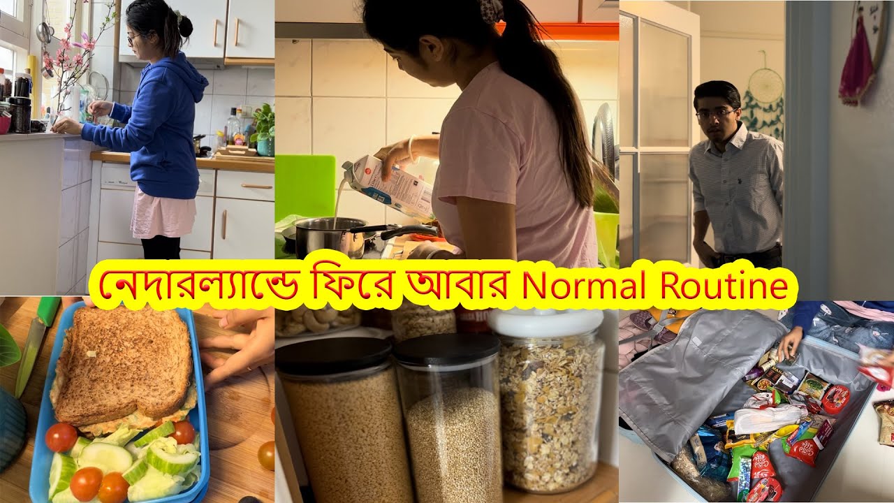 নেদারল্যান্ডসে এসে আবার স্বাভাবিক জীবনযাপনে ফিরে আসার চেষ্টা.. দেশ থেকে আনা বড় ব্যাগটা খালি করলাম।