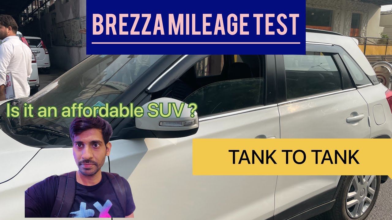 Brezza Petrol Mileage test