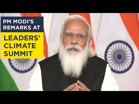PM Modi's remarks at Leaders' Climate Summit